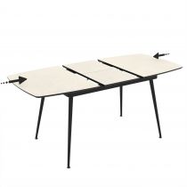 YENSE Table 125*80cm extensible 165*80cm