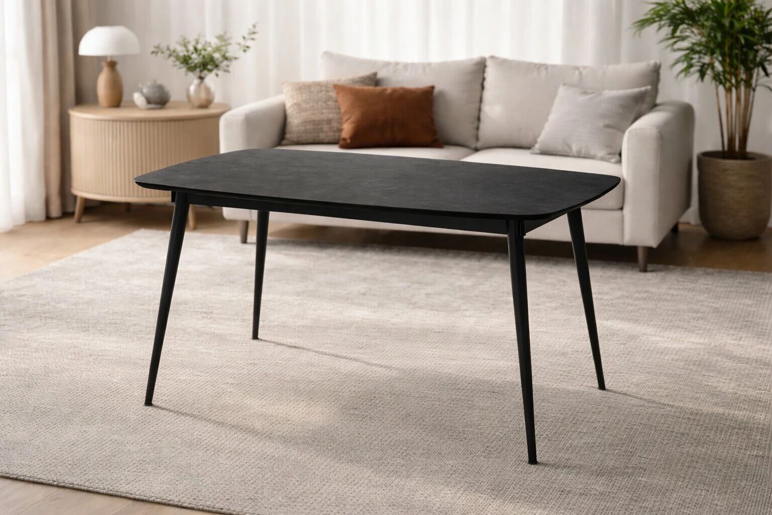 YENSE Table 125*80cm extensible 165*80cm