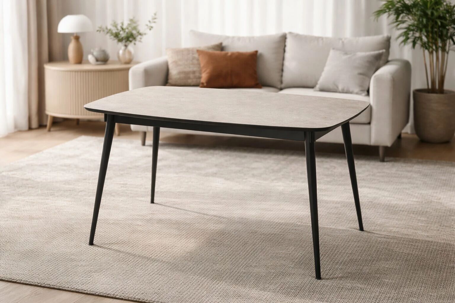 YENSE Table 125*80cm extensible 165*80cm