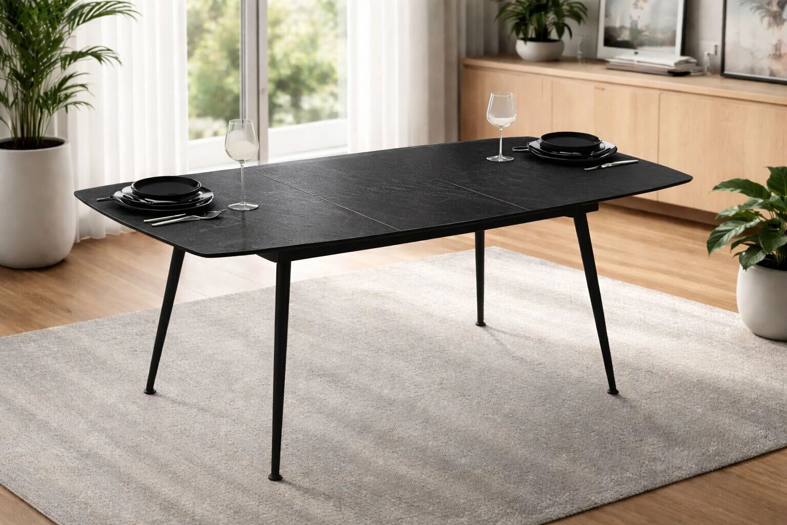 YENSE Table 125*80cm extensible 165*80cm