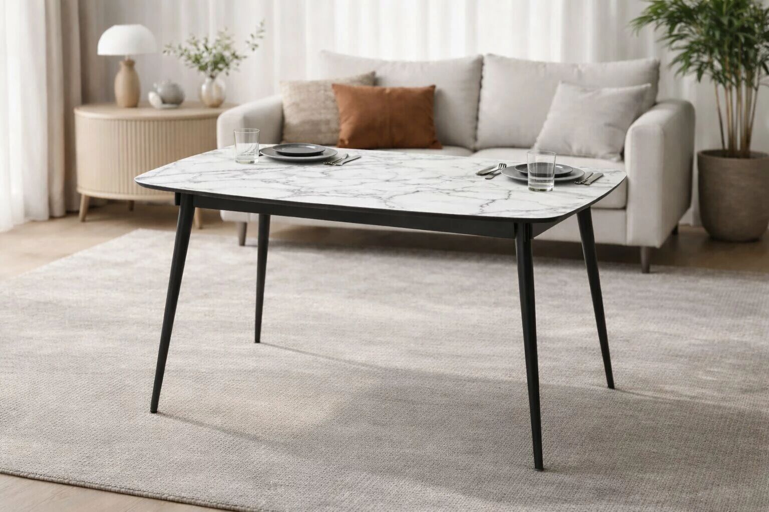 YENSE Table 145*80cm extensible 185*80cm