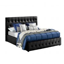 ZINUS, Lit coffre existe en plusieurs dimensions en PU, avec option matelas Aloe Vera 18cm