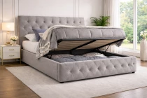 ZINUS, Lit coffre existe en plusieurs dimensions et rev&ecirc;tements